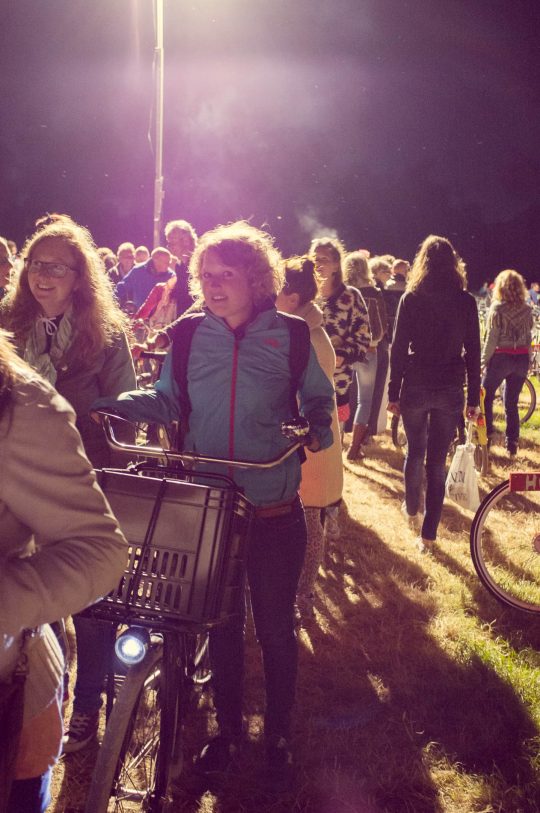 Fiets file op Oerol, Terschelling