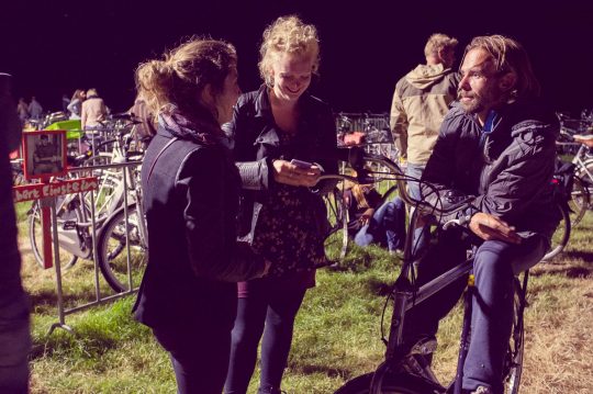 Fiets file op Oerol, Terschelling